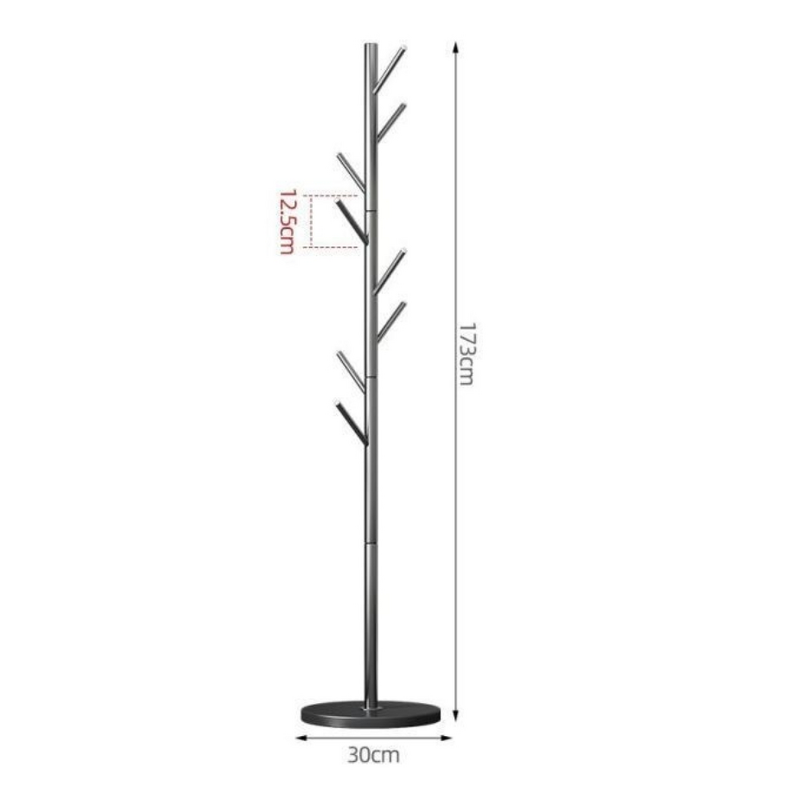 Coat Rack Factory - Luxury Marble Base Metal Tree Stand