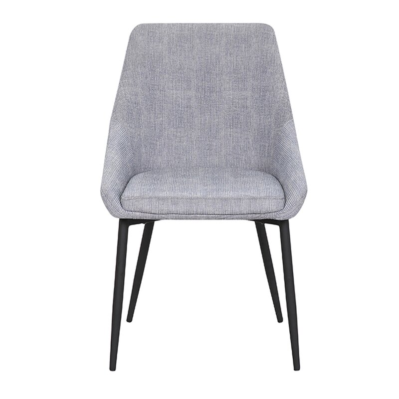 Dining Chair Factory - Modern Steel Black Leg Velvet Cushion