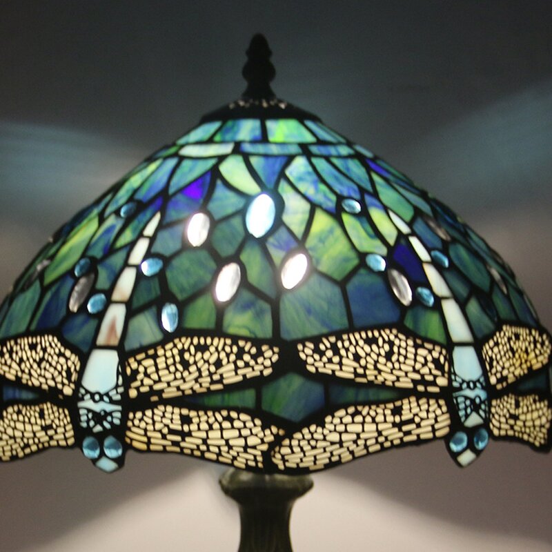 Tiffany LED Table Lamp Supplier - French Style Iron Body