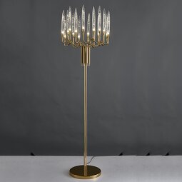 Luxury Floor Lamp Supplier - Gold Hotel Designer Iron LED