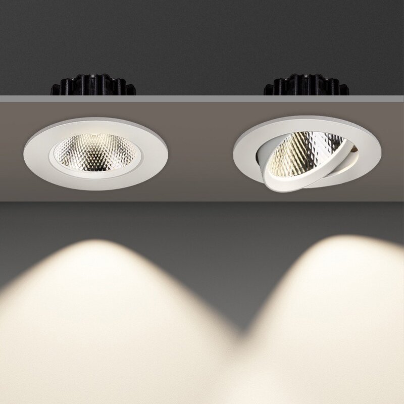 LED Downlight Supplier - 12W COB Recessed Aluminum Commercial