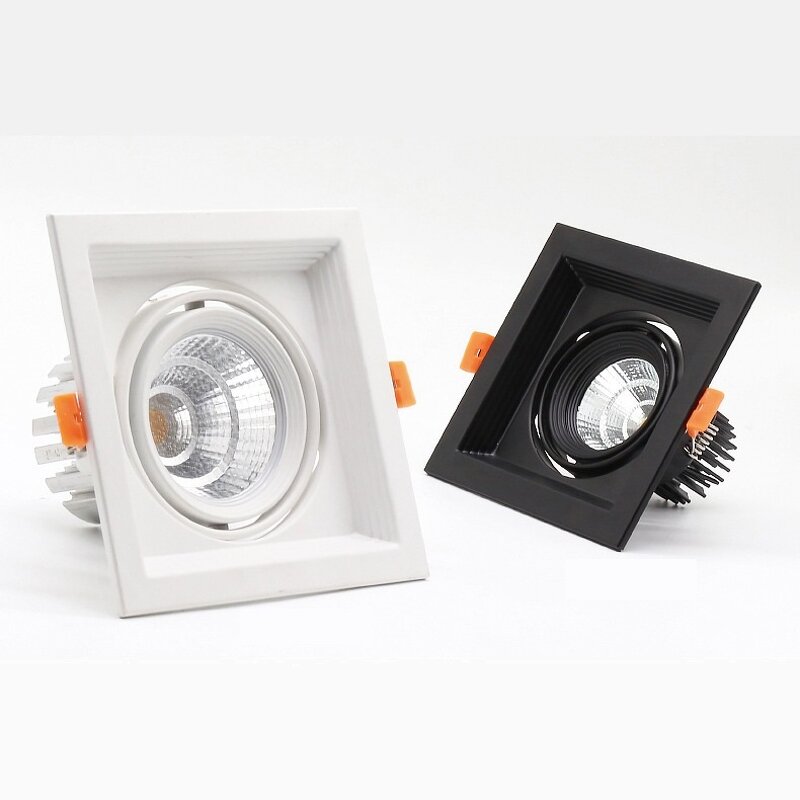 Square Gimbal Spotlight Factory - 110V-220V COB Modern Recessed