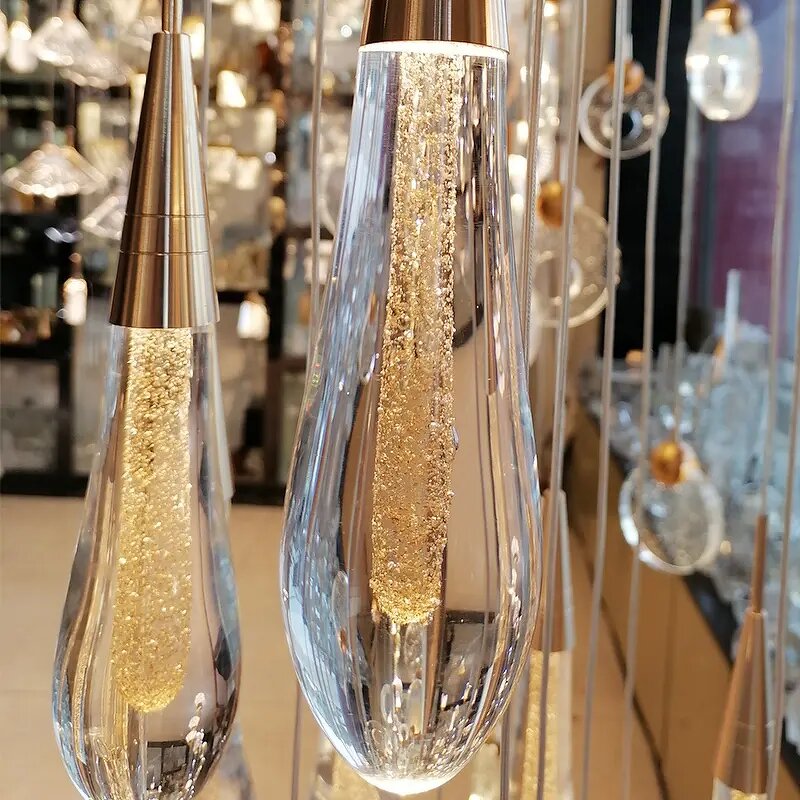 Raindrop Crystal Chandelier Factory - Custom Modern Luxury LED