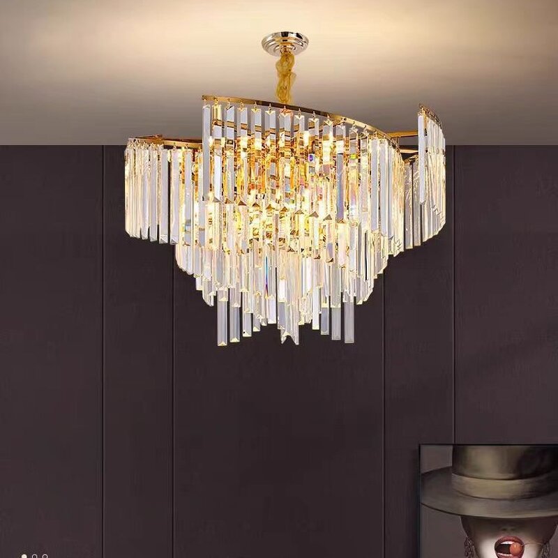 Crystal Chandelier Factory - Large Modern Golden Luxury Home