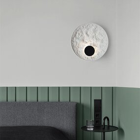 Resin LED Wall Lamp Supplier - Nordic Wabi Sabi Decorative Art