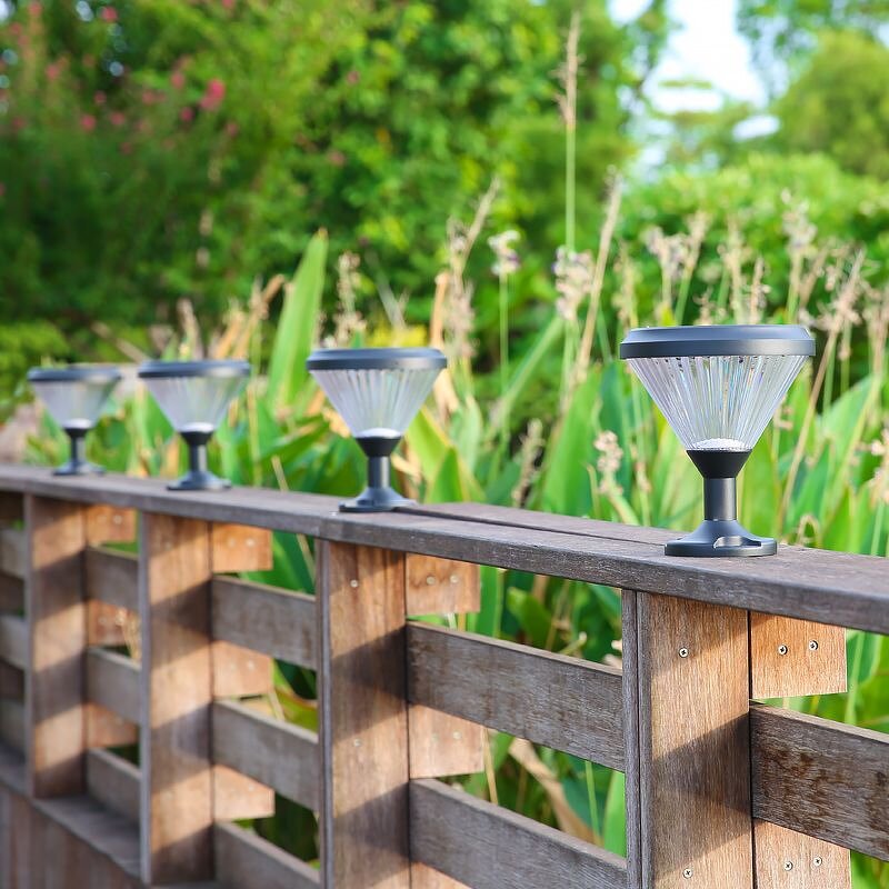 Solar Post Lamp Factory - Modern 4x4 Square Stainless Steel