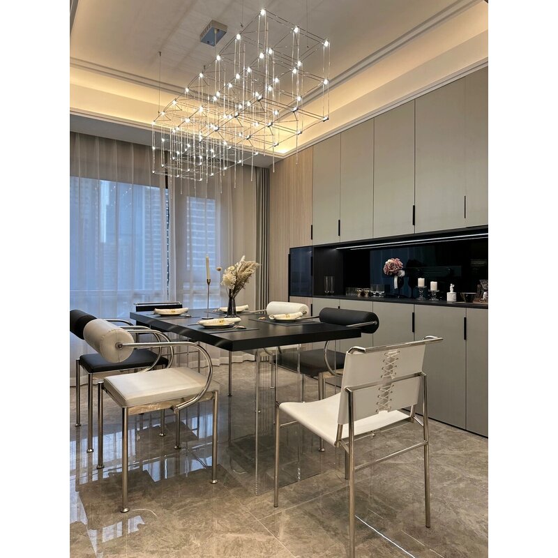 Light Cube Chandelier Supplier - Custom Star Restaurant Hotel