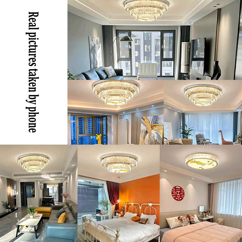 Golden Pendant Lighting Factory - Modern Luxury K9 Crystal