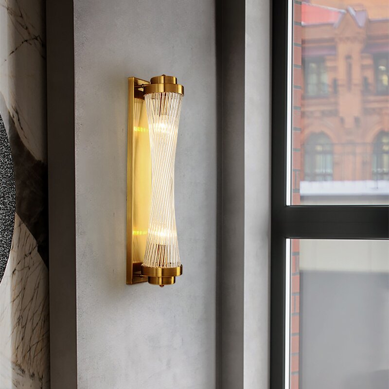 Nordic Golden Wall Lamp Factory - Modern Wholesale E14 Villa