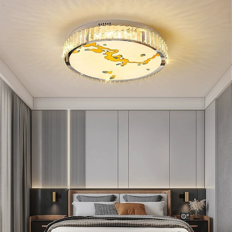 Golden Pendant Lighting Factory - Modern Luxury K9 Crystal