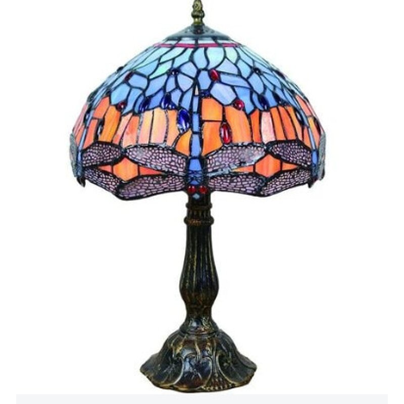 Tiffany LED Table Lamp Supplier - French Style Iron Body