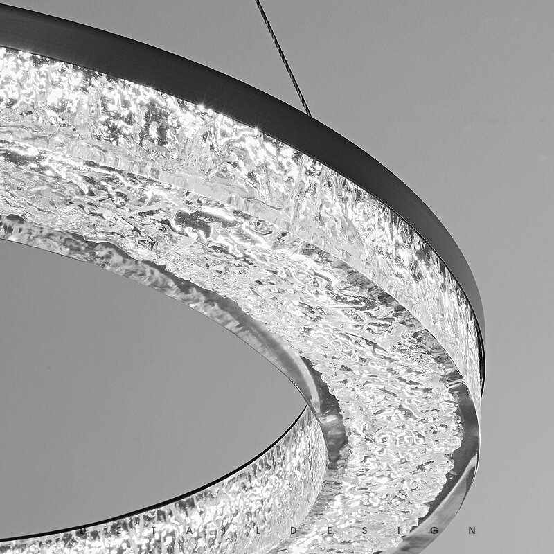Ice Crack Glass Chandelier Factory - Nordic Creative Bedroom Bar
