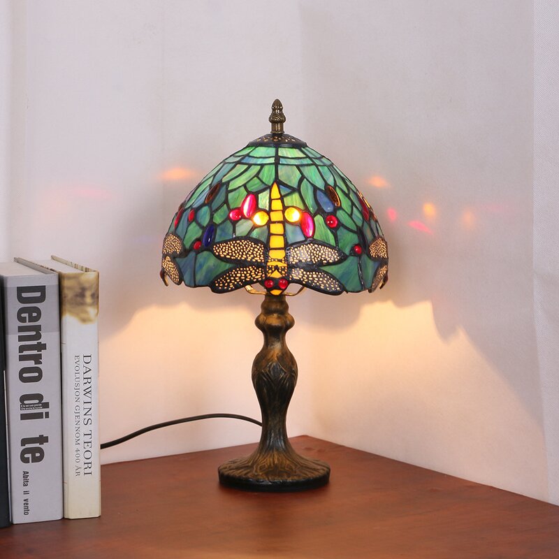 Dragonfly Table Lamp Supplier - Tiffany Retro European Glass