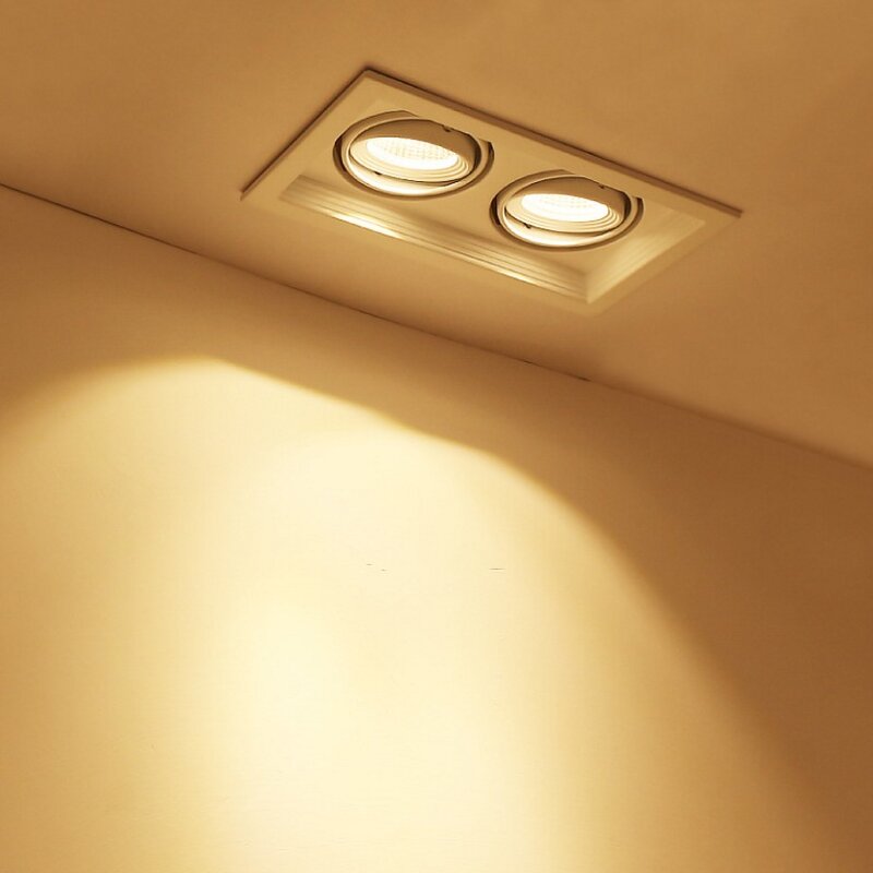 Square Gimbal Spotlight Factory - 110V-220V COB Modern Recessed