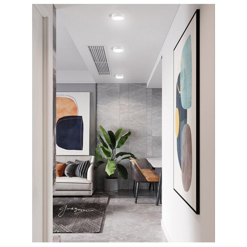 LED Downlight Supplier - Slim Round Iron Surface Mounted