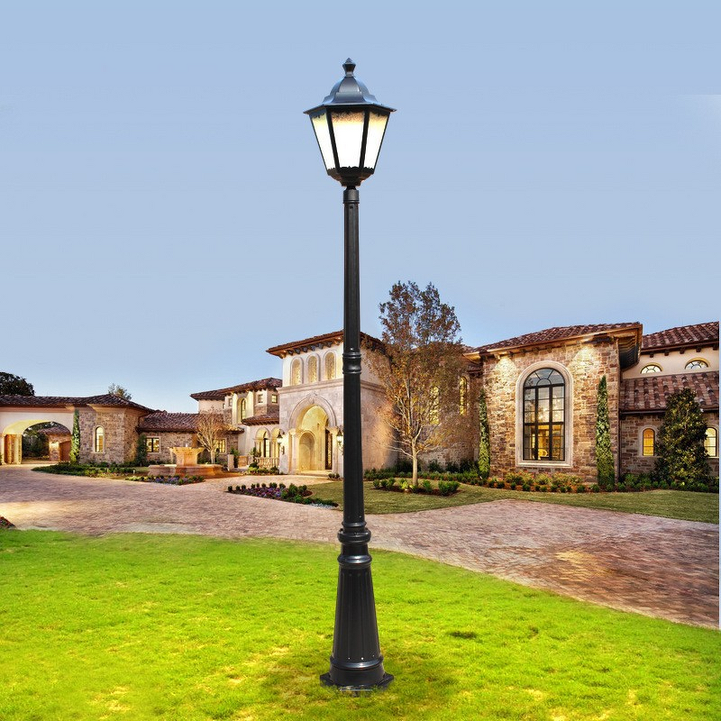 Antique Street Lamp Supplier - European Double-Headed LED 3m