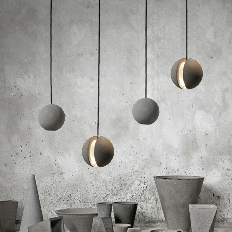 Cement Chandelier Supplier - Nordic Industrial Star Moon Ball