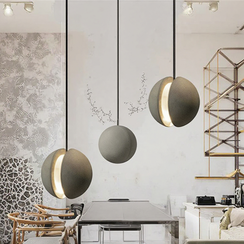 Cement Chandelier Supplier - Nordic Industrial Star Moon Ball