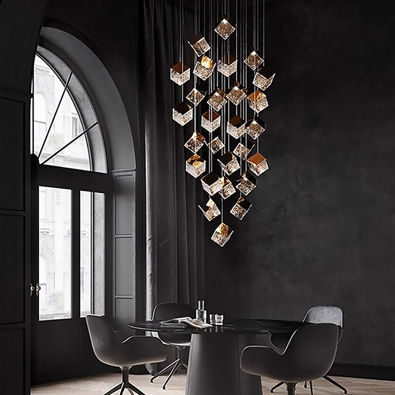 Glass Chandelier Supplier - Custom Elegant Large Pendant