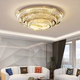 Golden Pendant Lighting Factory - Modern Luxury K9 Crystal