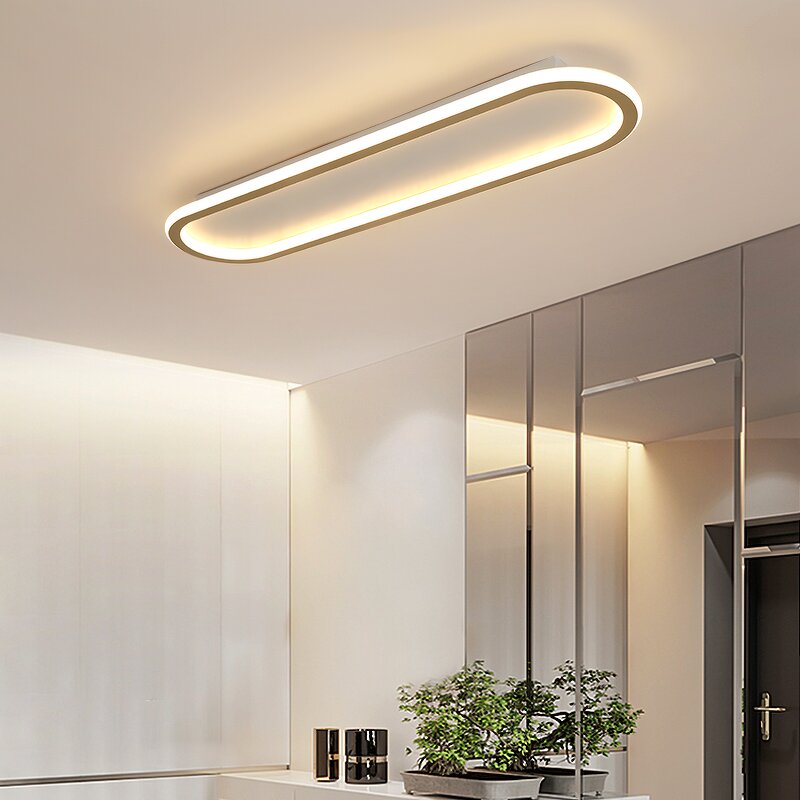 Long Strip Ceiling Light Factory - Modern Minimalist Creative