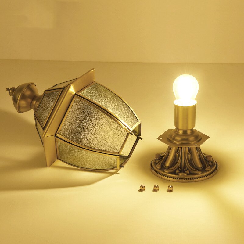 Brass Solar Pillar Lamp Supplier - European Modern IP65