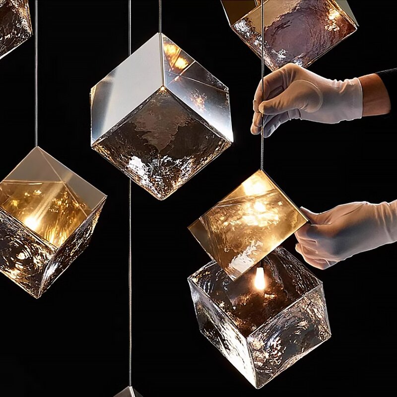 Glass Chandelier Supplier - Custom Elegant Large Pendant