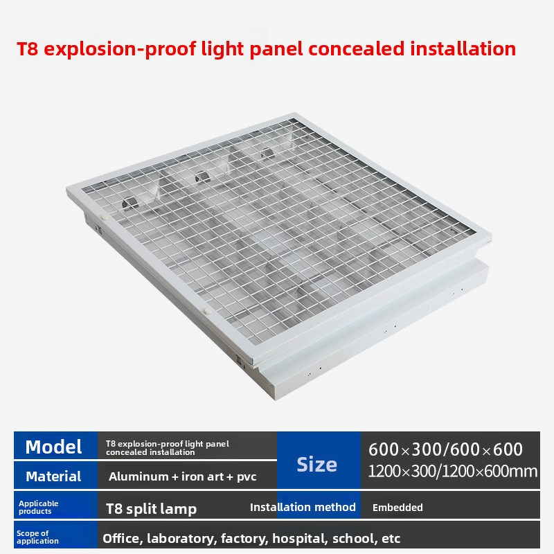 Explosion-Proof LED Light Factory - Modern Square Grille Aluminum