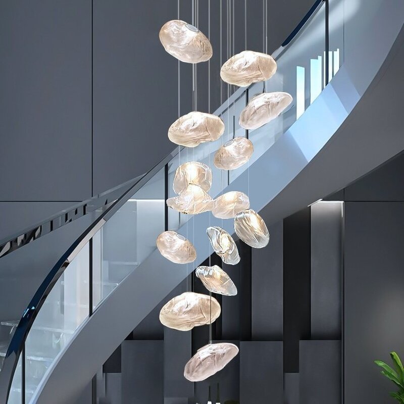 Crystal Revolving Chandelier Factory - Custom Modern for Duplex