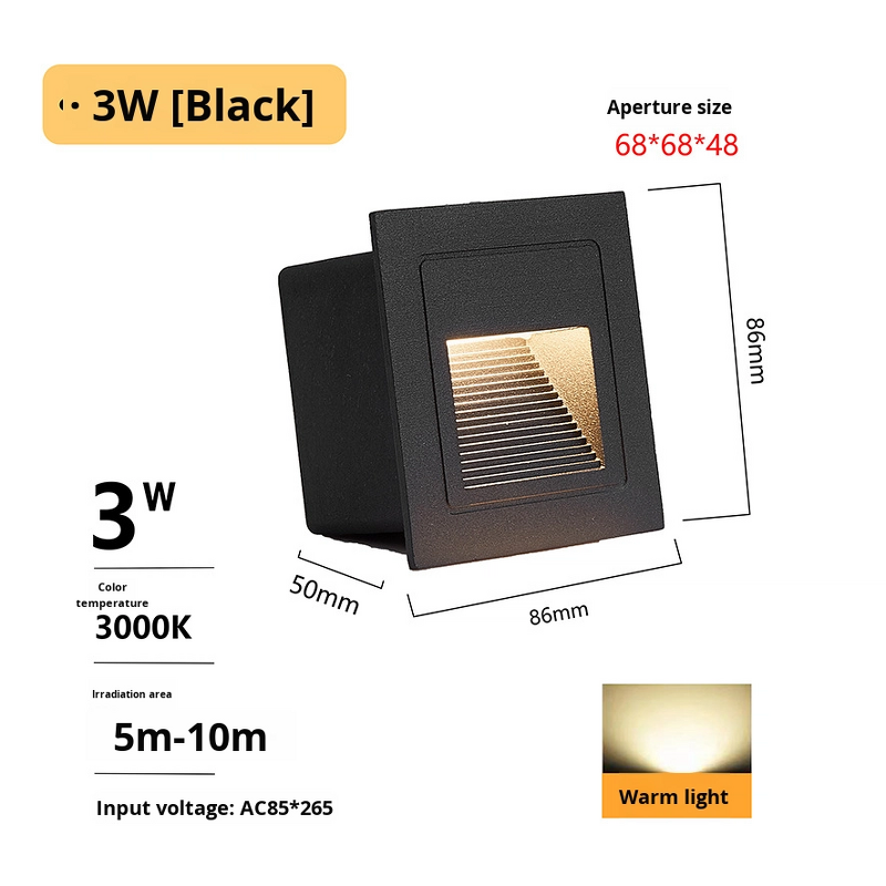 LED Step Lighting Supplier - Outdoor Waterproof Aluminum Foot