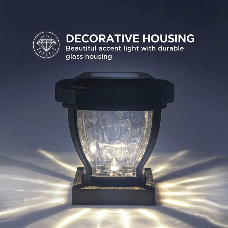 Solar LED Lamp Supplier - Hot-Selling 6-View Decorative Glass