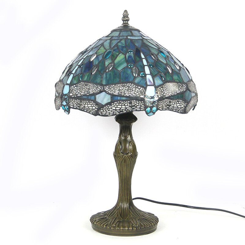 Tiffany LED Table Lamp Supplier - French Style Iron Body