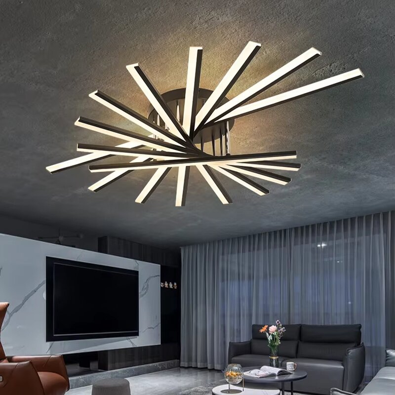 Black Ceiling Light Factory - 2024 Modern Simple Luxury Creative
