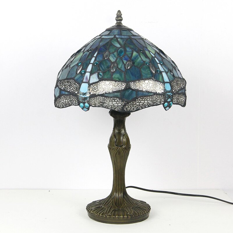 Tiffany LED Table Lamp Supplier - French Style Iron Body