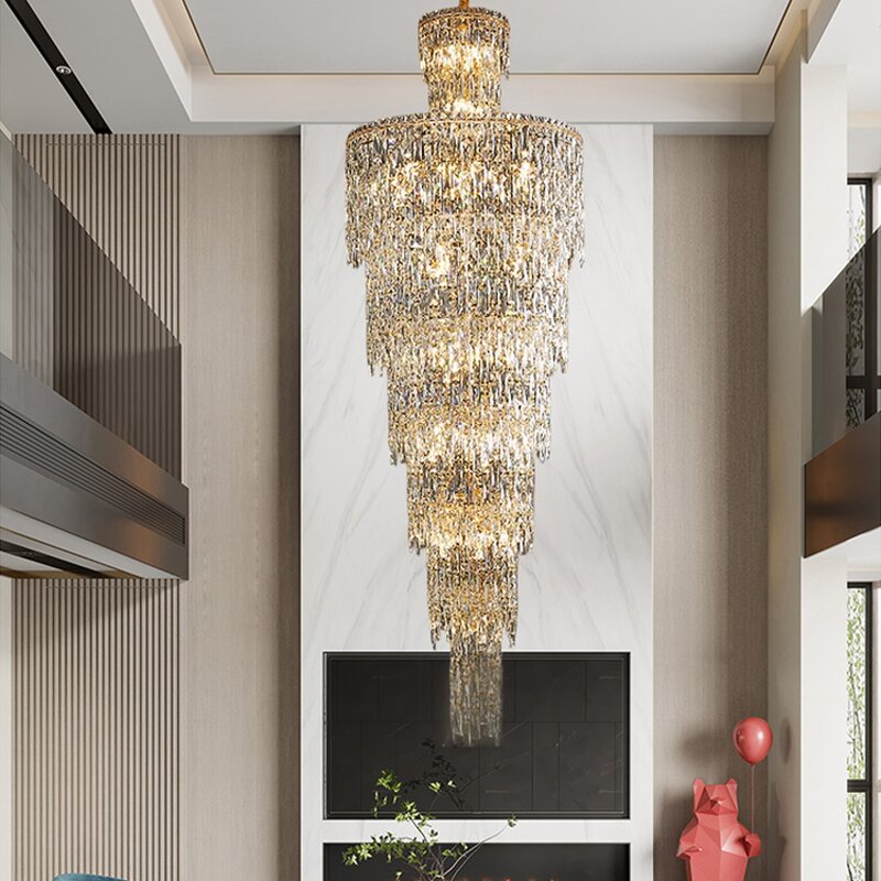 Crystal Ceiling Light Factory - Modern Luxury Multi-Tiered