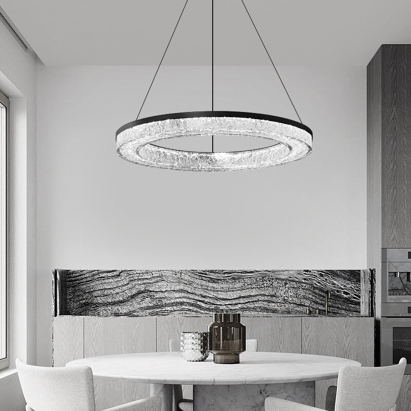 Ice Crack Glass Chandelier Factory - Nordic Creative Bedroom Bar