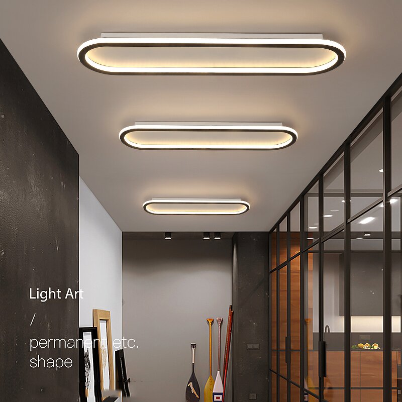 Long Strip Ceiling Light Factory - Modern Minimalist Creative