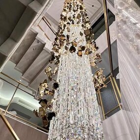 Large Crystal Pendant Light Factory - Customized Luxury for Hotel