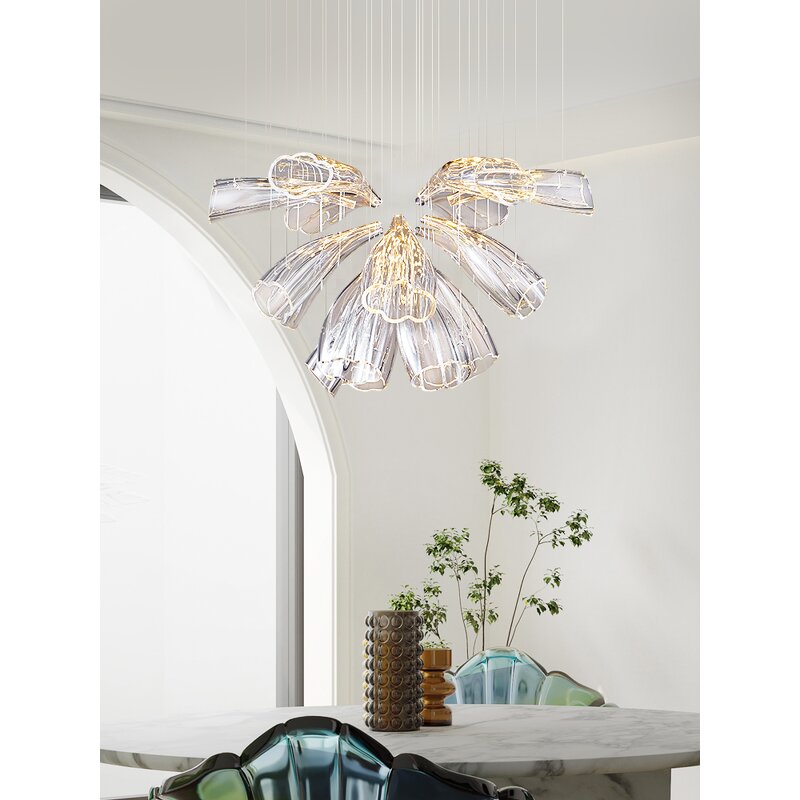 Petal Crystal Pendant Light Factory - Modern Luxury Glass