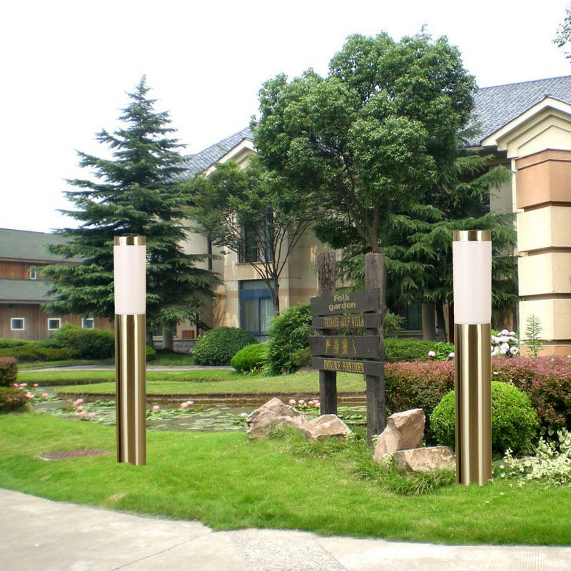 LED Lawn Light Supplier - Simple Acrylic Cylinder 0.9m IP65