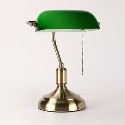 European LED Desk Lamp Factory - Modern Jade Green Retro