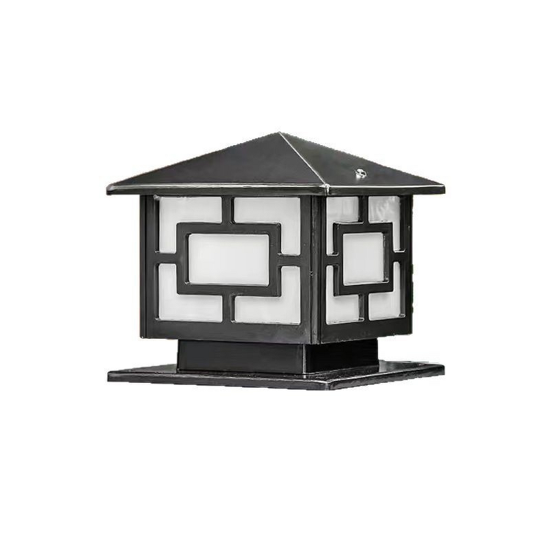Solar Pillar Light Factory - Aluminum IP65 E27 Base Night Lawn