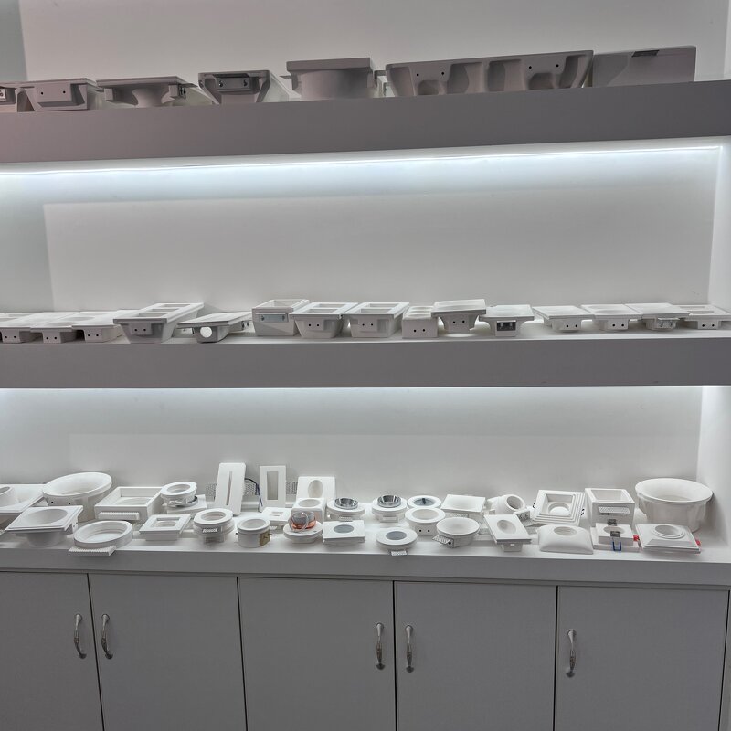 Square Ceiling Lamp Supplier - Modern Borderless Gypsum Downlight