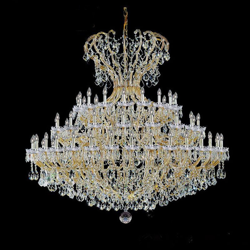 Chandelier Supplier - Custom Golden Maria Theresa Crystal