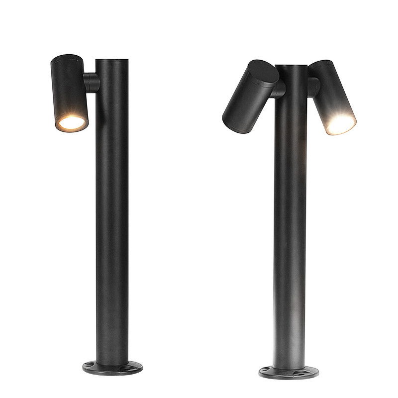 LED Lawn Lamp Factory - Modern IP65 Rotating Double-Head