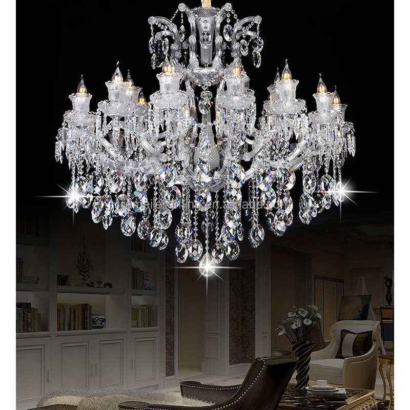 Crystal Chandelier Factory - Customized Gold K9 Modern Hotel