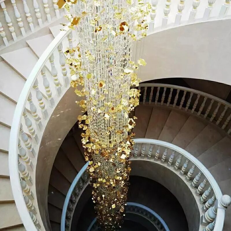 Large Crystal Pendant Light Factory - Customized Luxury for Hotel