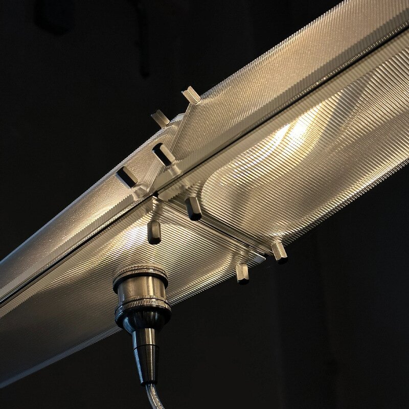 Nordic Chandelier Factory - Modern Simple Loft Glass Strip