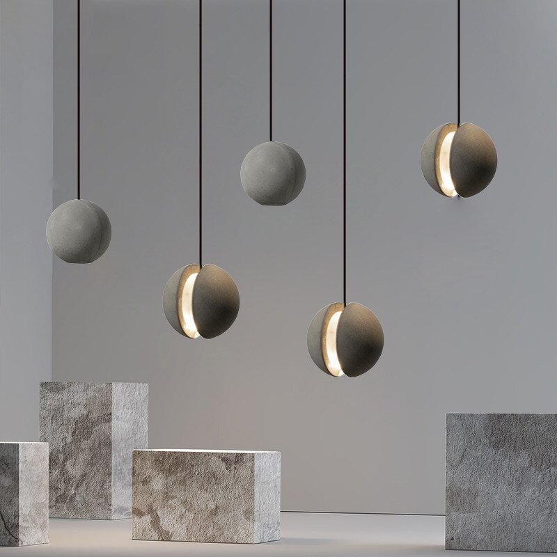 Cement Chandelier Supplier - Nordic Industrial Star Moon Ball
