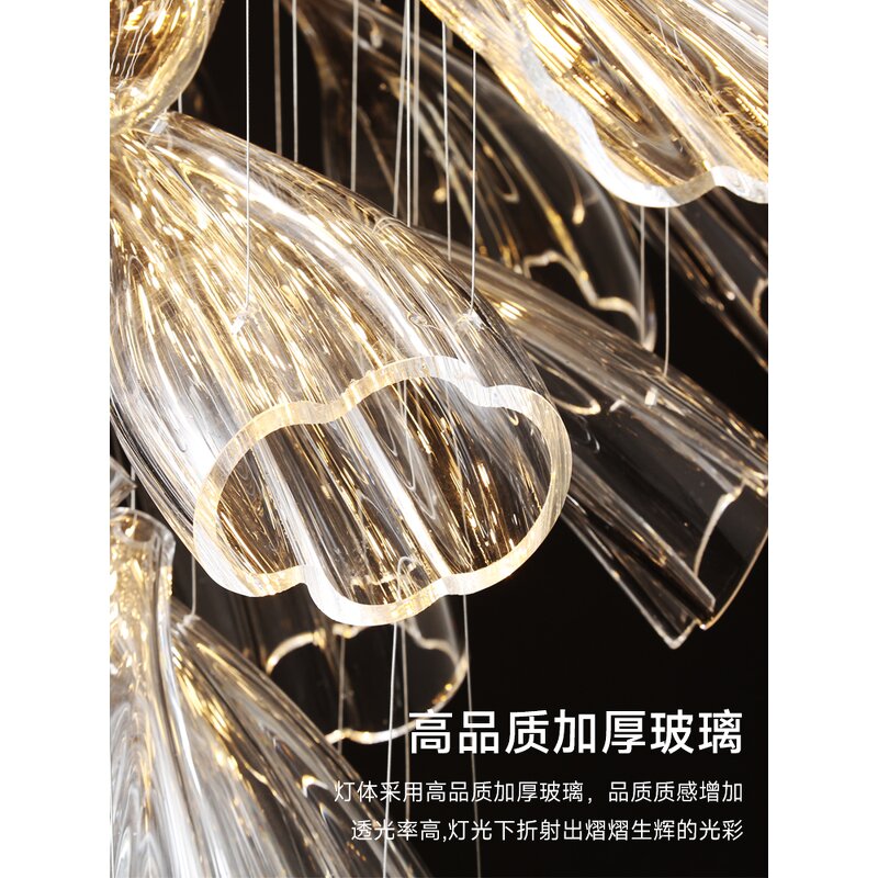 Petal Crystal Pendant Light Factory - Modern Luxury Glass